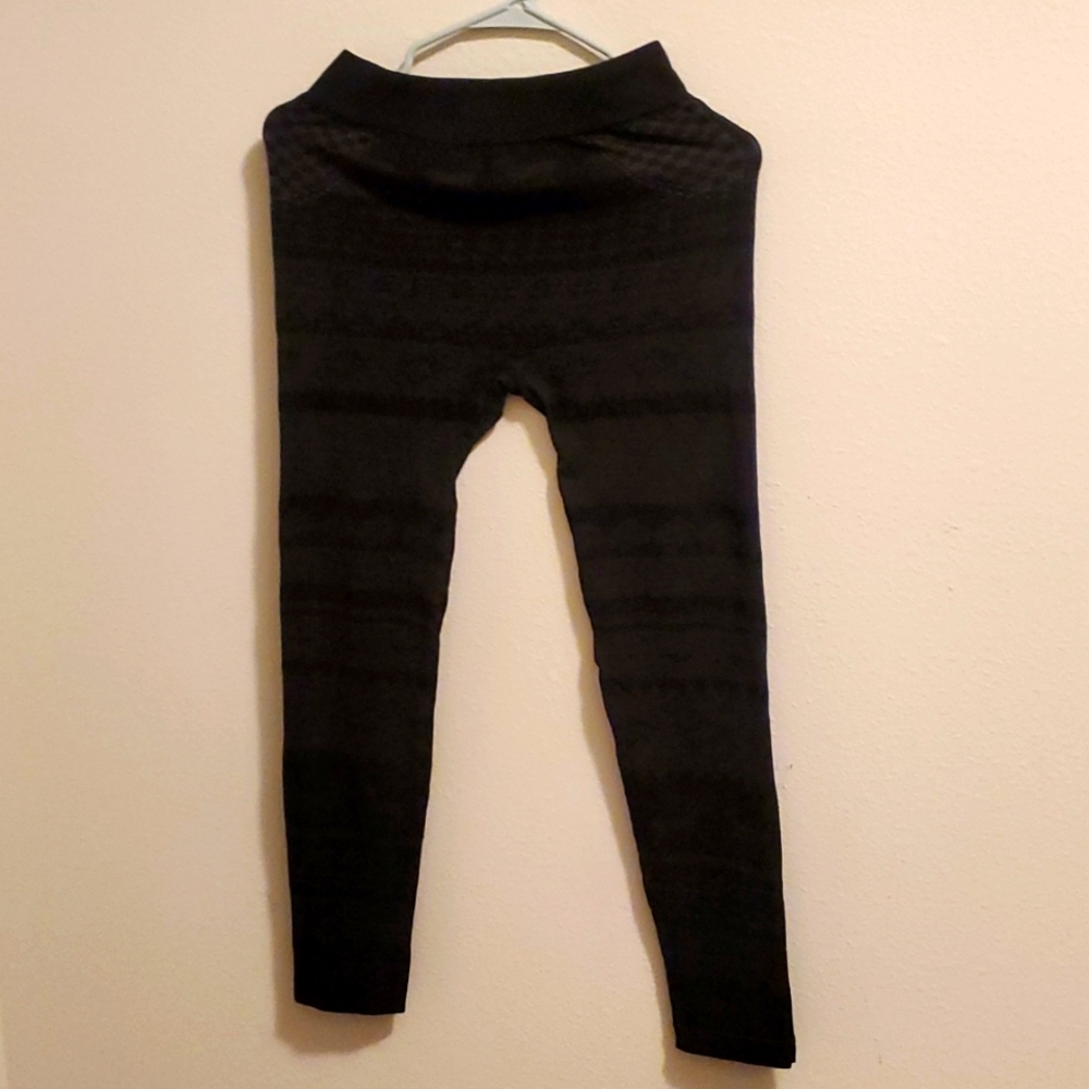Black Leggings-decorated